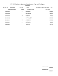 Form UI-3 Employer Quarterly Tax and Wage Detail Reports - Kentucky, Page 3