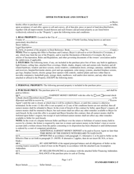 &quot;Real Estate Offer to Purchase and Contract (Standard Form 2-t)&quot; - North Carolina