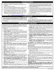 Form DOR-108 Application for Missouri Title and License - Missouri, Page 2