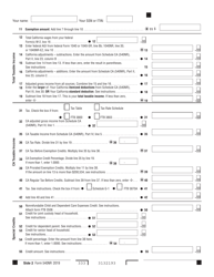 Form 540NR California Nonresident or Part-Year Resident Income Tax Return - California, Page 2