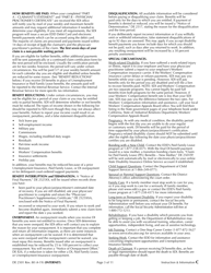 Form DE2501 &quot;Claim for Disability Insurance (Di) Benefits&quot; - California, Page 3