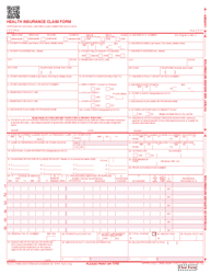 Form 1500 Health Insurance Claim Form