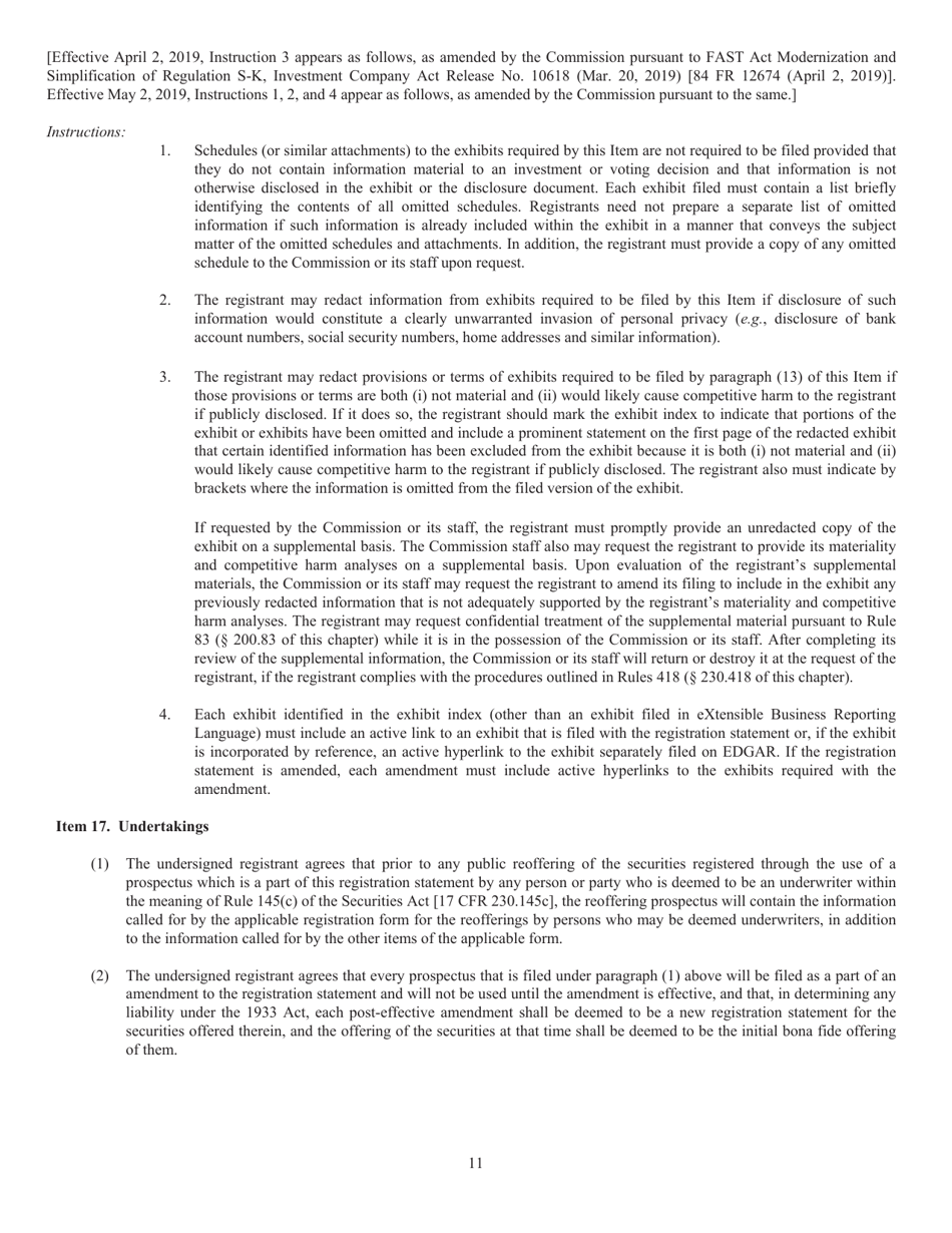 SEC Form 2106 (N-14) Registration Statement Under the Securities Act of 1933, Page 12