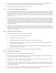 SEC Form 2106 (N-14) Registration Statement Under the Securities Act of 1933, Page 6