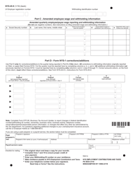 Form NYS-45-X Amended Quarterly Combined Withholding, Wage Reporting, and Unemployment Insurance Return - New York, Page 2