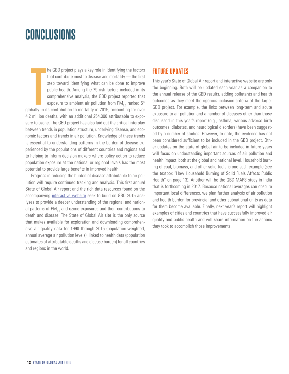 Report - State of Global Air - 2017, Page 14