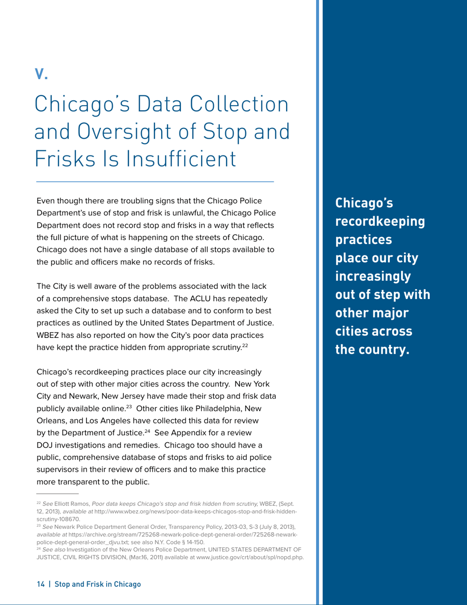 Stop and Frisk in Chicago - Aclu - Illinois, Page 14