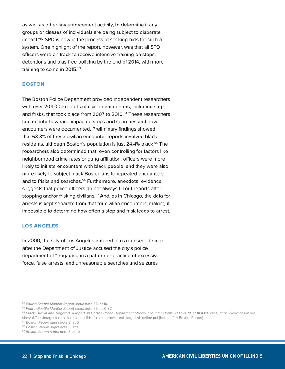 Stop and Frisk in Chicago - Aclu - Illinois, Page 22