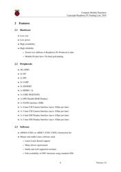 Datasheet Raspberry Pi Compute Module (Cm1), Compute Module 3 (Cm3) and Compute Module 3 Lite (Cm3l), Page 7
