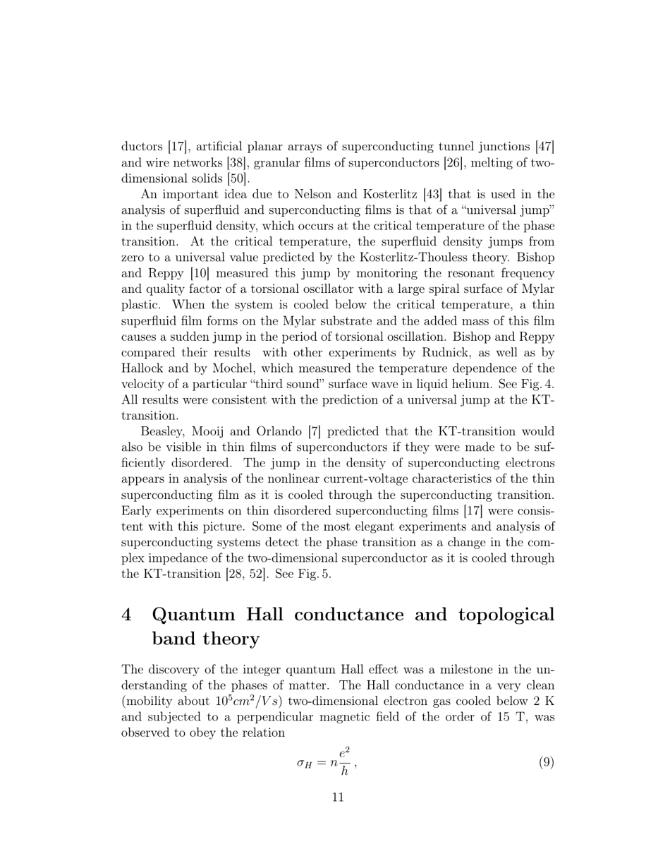 Scientific Background: Topological Phase Transitions and Topological Phases of Matter - the Royal Swedish Academy of Sciences - Sweden, Page 13