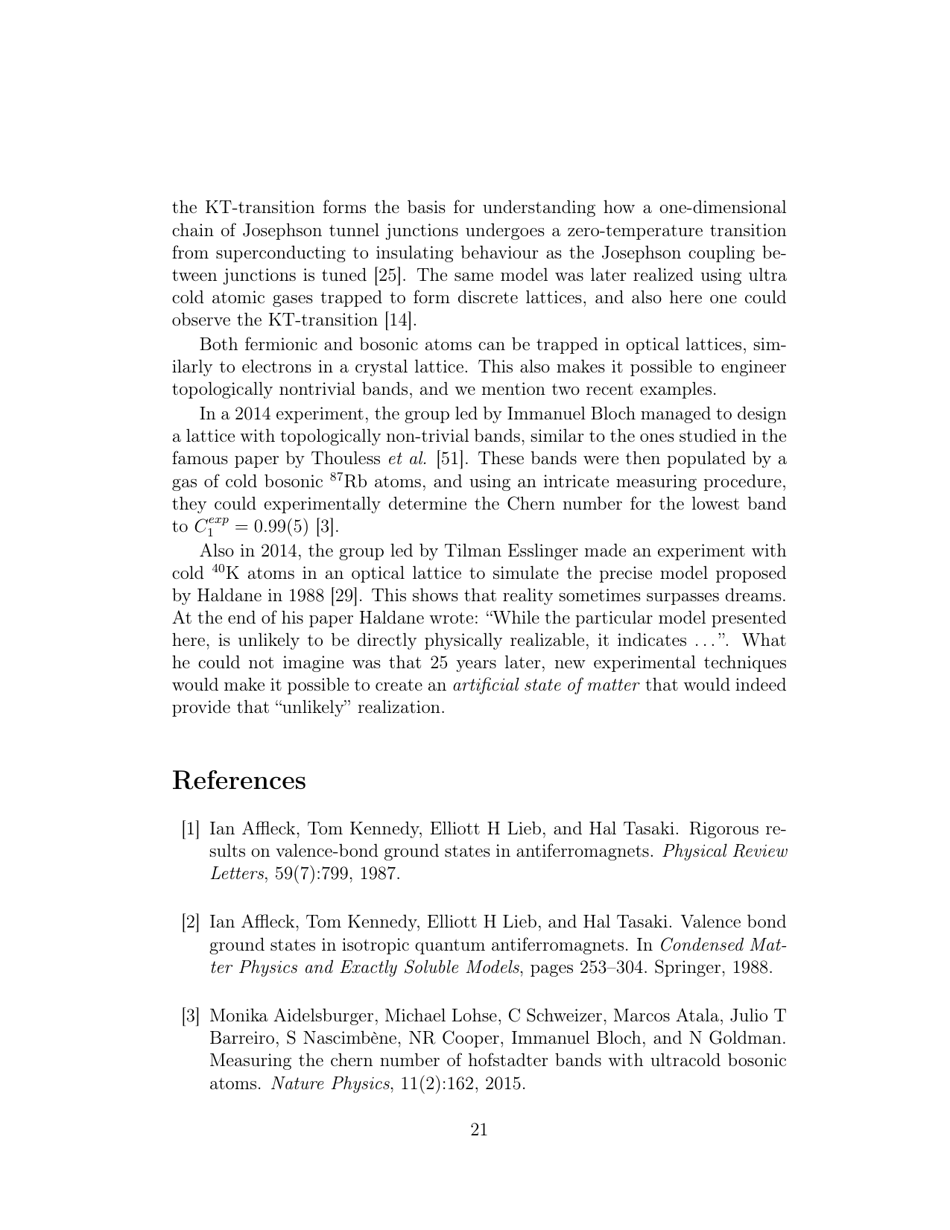 Scientific Background: Topological Phase Transitions and Topological Phases of Matter - the Royal Swedish Academy of Sciences - Sweden, Page 23