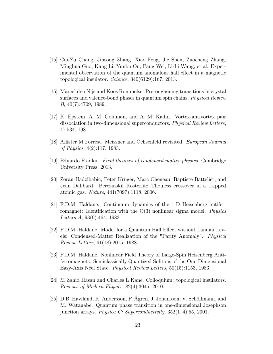 Scientific Background: Topological Phase Transitions and Topological Phases of Matter - the Royal Swedish Academy of Sciences - Sweden, Page 25