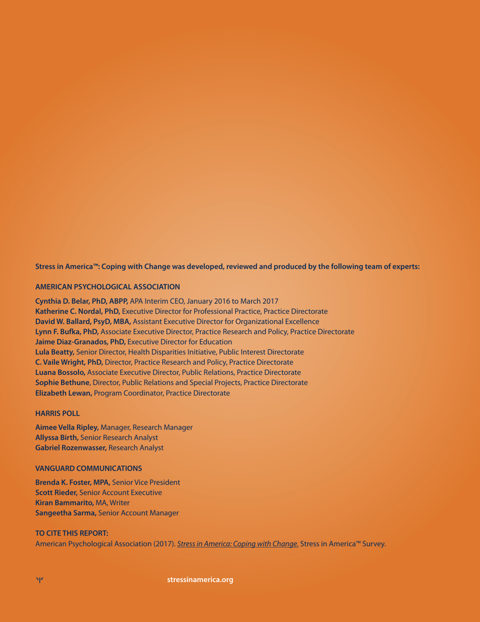 Stress in America (Part 2): Technology and Social Media - American Psychological Association, Page 10