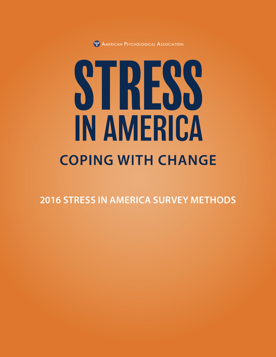 Stress in America (Part 2): Technology and Social Media - American Psychological Association, Page 7