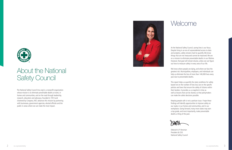 The State of Safety: a State-By-State Report - National Safety Council, Page 2