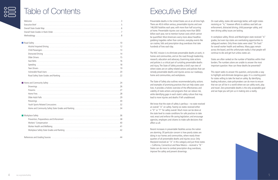 The State of Safety: a State-By-State Report - National Safety Council, Page 3