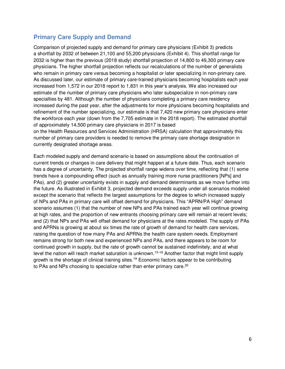The Complexities of Physician Supply and Demand: Projections From 2017 to 2032 - Ihs Markit Ltd., Page 19