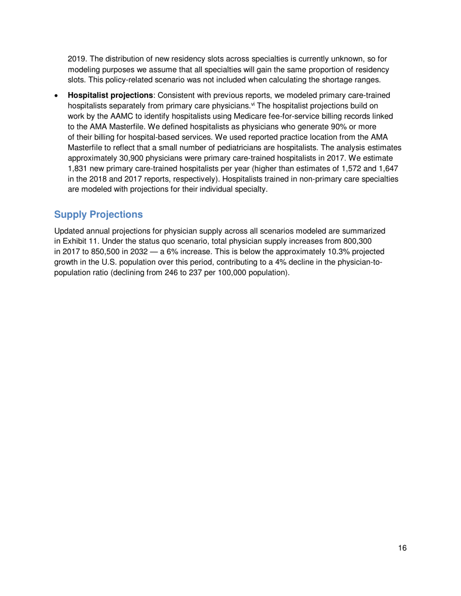 The Complexities of Physician Supply and Demand: Projections From 2017 to 2032 - Ihs Markit Ltd., Page 29