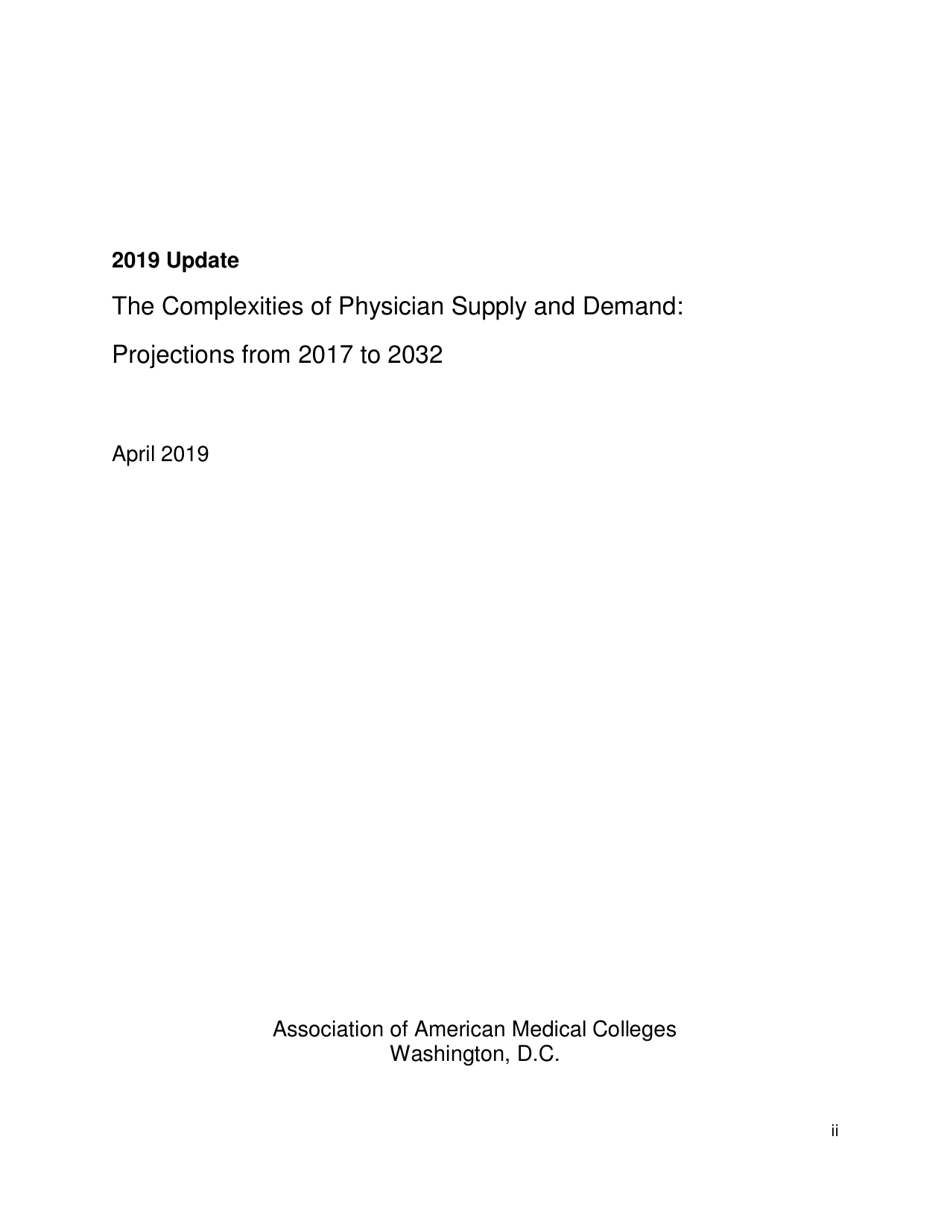 The Complexities of Physician Supply and Demand: Projections From 2017 to 2032 - Ihs Markit Ltd., Page 2