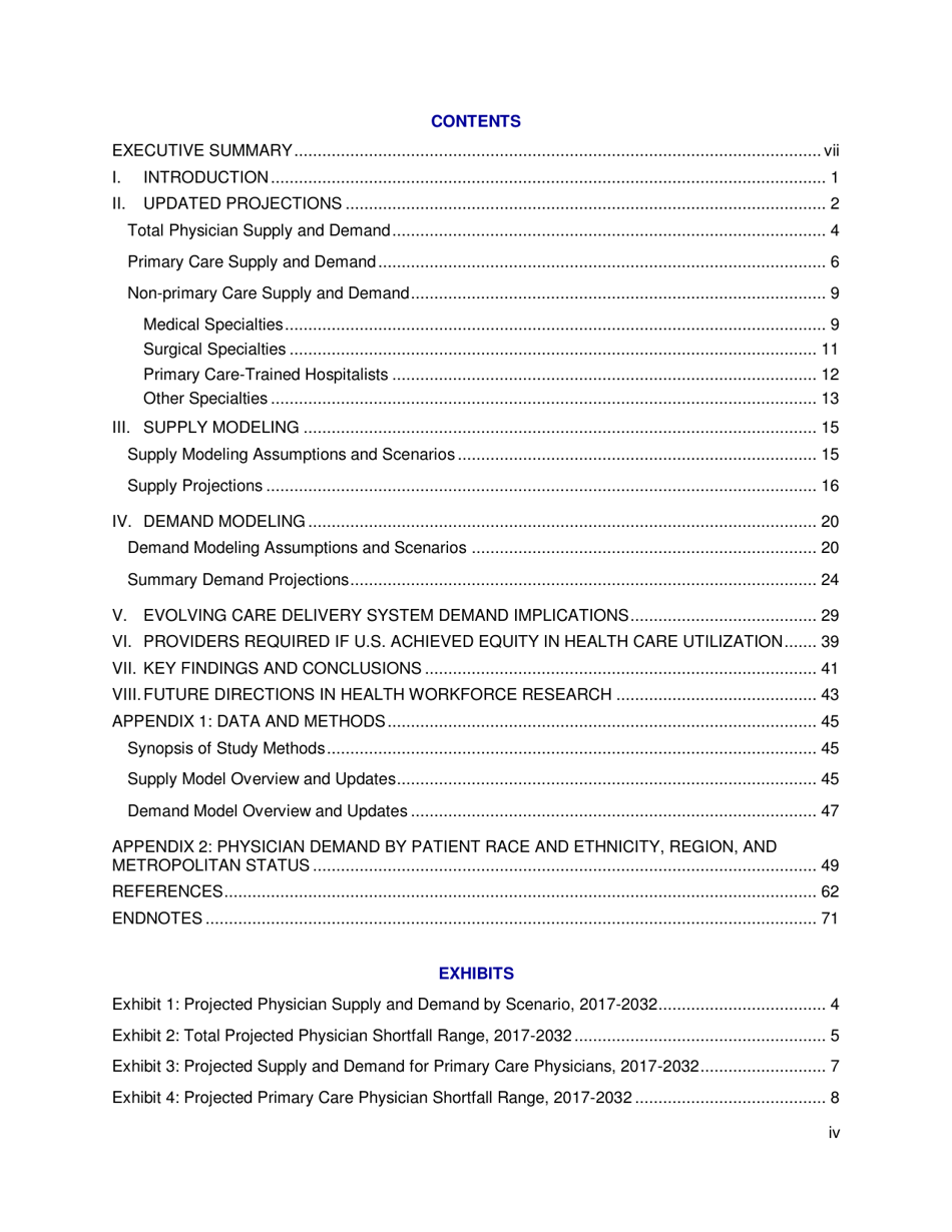 The Complexities of Physician Supply and Demand: Projections From 2017 to 2032 - Ihs Markit Ltd., Page 4