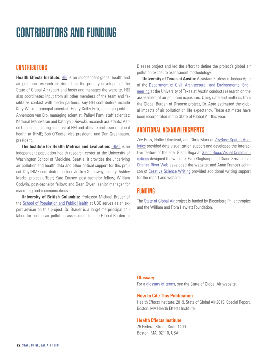 Report - State of Global Air - 2019, Page 24