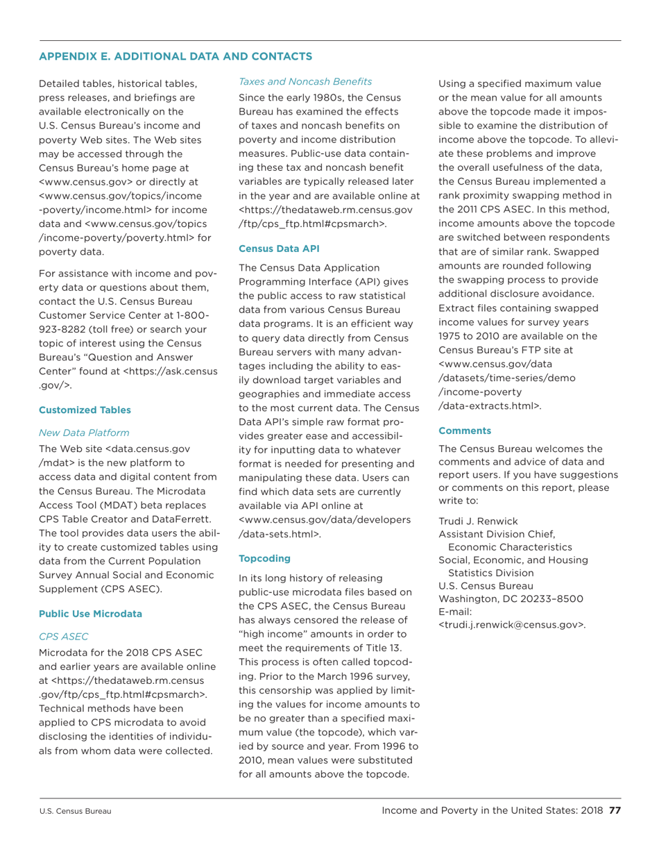 Income and Poverty in the United States, Page 85