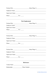 Tenant Background Check Form, Page 3