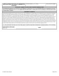 VA Form 10-10EZ Application for Health Benefits, Page 5