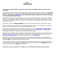 Form CO-101 Application for Tuition Reimbursement - Connecticut, Page 2