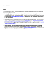 Form CO-101 Application for Tuition Reimbursement - Connecticut, Page 3