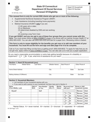 Form W-1ER Renewal of Eligibility - Connecticut