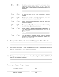 Form CFS453-A Placement Alternative Contract Safety Checklist - Illinois, Page 3
