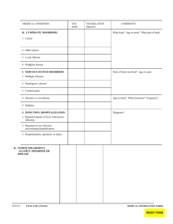 Form 2F-P-225 Medical Information Form - Hawaii, Page 4