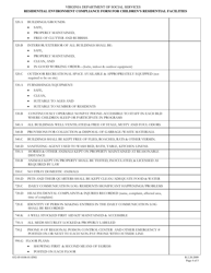 Form 032-05-0106-01-ENG Residential Environment Compliance Form for Children&#039;s Residential Facilities - Virginia, Page 4
