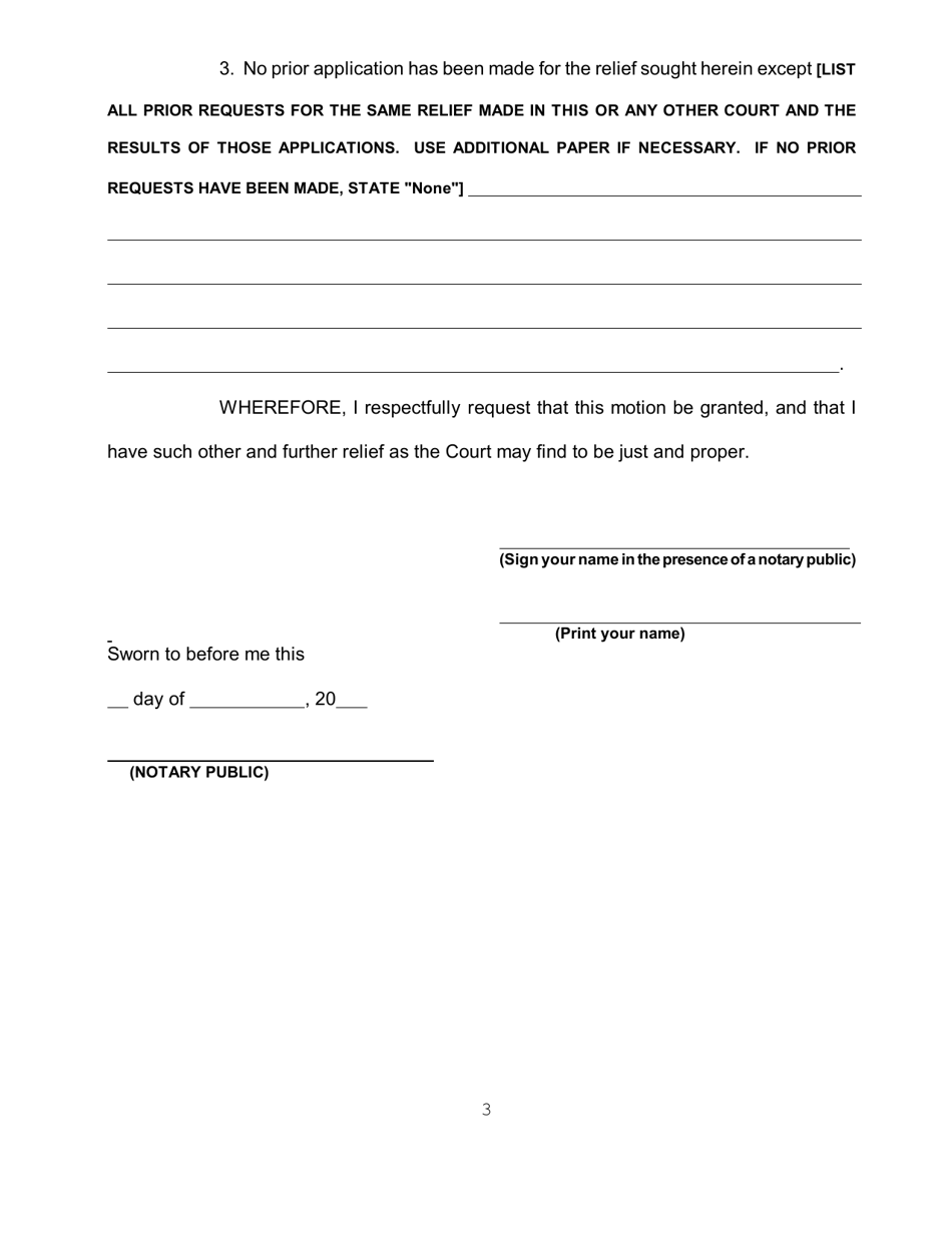 Affidavit in Support - County of Queens, New York, Page 3