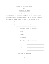 Form LIRAB11 Stipulation to Dismiss a Party and Approval and Order - Hawaii, Page 2