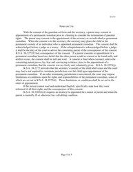 Form 184 Consent to Appointment of Permanent Custodian - Kansas, Page 5