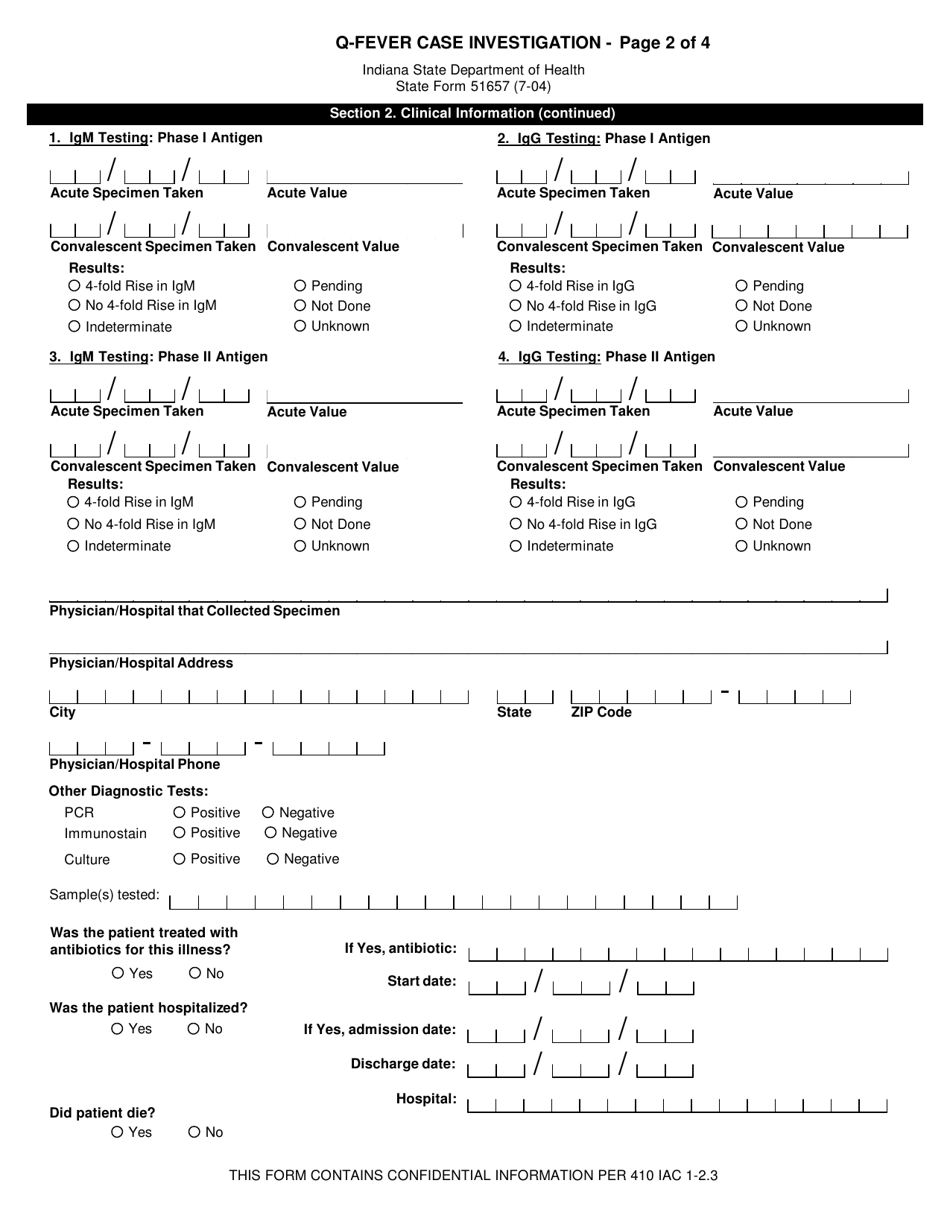 State Form 51657 - Fill Out, Sign Online and Download Fillable PDF ...