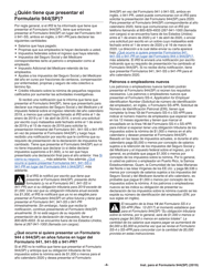 Instrucciones para IRS Formulario 944 Declaracion Federal Anual De Impuestos Del Patrono O Empleador (Spanish), Page 4