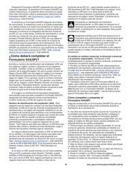 Instrucciones para IRS Formulario 944 Declaracion Federal Anual De Impuestos Del Patrono O Empleador (Spanish), Page 6