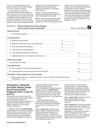 Instructions for IRS Form 990 Schedule H Hospitals, Page 15