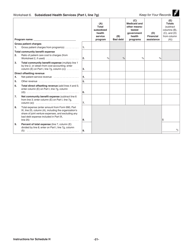 Instructions for IRS Form 990 Schedule H Hospitals, Page 21