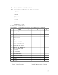 Household Interview Schedule Template - Kerala, India, Page 10