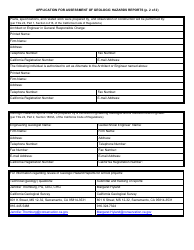 Form CGS1A Application for Assessment of Geologic Hazard Reports - California, Page 2