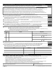 Form SF-171 &quot;Application for Federal Employment&quot;, Page 4
