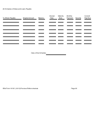 SBA Form 1010C U.S. Small Business Administration 8(A) Business Plan, Page 31