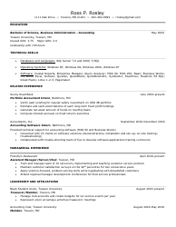 Document preview: Sample Assistant Manager Resume
