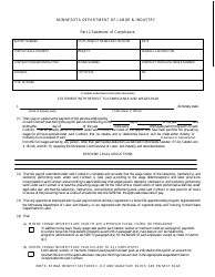 Certified Payroll Form - Minnesota, Page 2