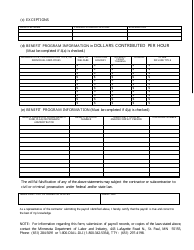 Certified Payroll Form - Minnesota, Page 3