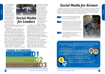 Air Force Social Media Guide, Page 3